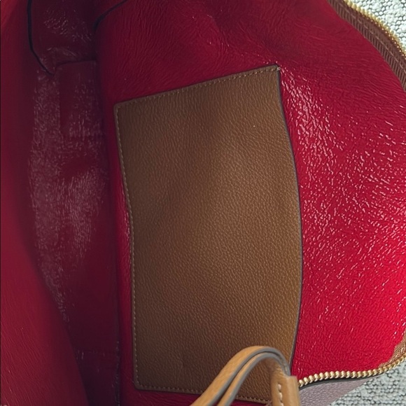 Like New Tory Burch Moose Perry Hobo Bag Leather Boho Slouchy Purse & Dustbag - Picture 7 of 7